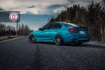 BMW M3 Sedan Atlantis Blue on HRE Wheels (P104SC) 2019 года